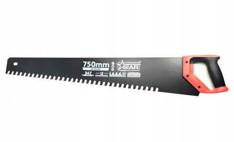 Piła do betonu komórkowego 750mm 34/34 zębów węglik YG8 STAR 01-0675