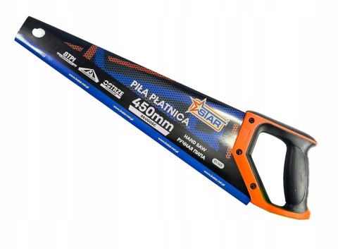 Piła płatnica 450mm uniwersalna do drewna hartowane zęby 8TPI STAR 01-145