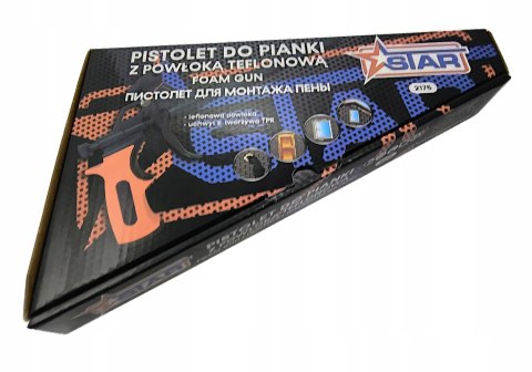 Pistolet do pianki montażowej z powłoką teflonową STAR 2175