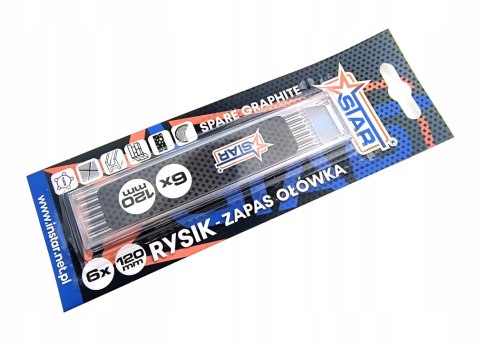Rysik zapas do ołówka traserskiego 120mm 6szt STAR 65-0501