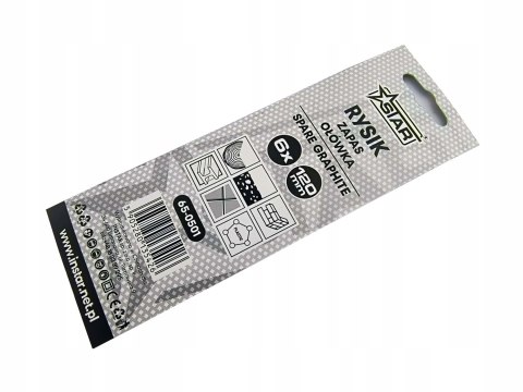 Rysik zapas do ołówka traserskiego 120mm 6szt STAR 65-0501