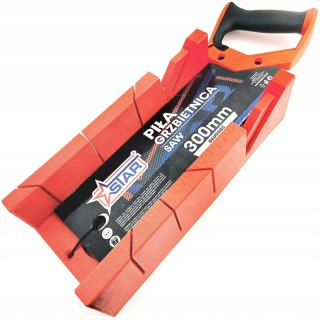 Skrzynka uciosowa z piłą grzbietnicą 300mm cięcie pod kątem STAR 01-130