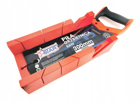 Skrzynka uciosowa z piłą grzbietnicą 300mm cięcie pod kątem STAR 01-130