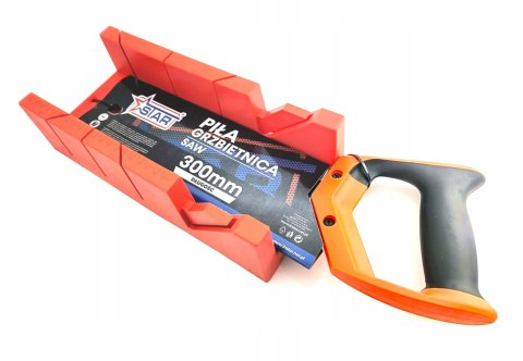 Skrzynka uciosowa z piłą grzbietnicą 300mm cięcie pod kątem STAR 01-130