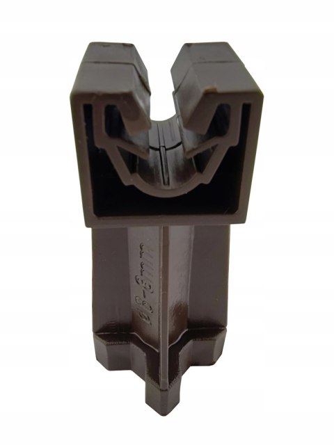 Słupek odgromowy brąz ciemny M6 zwody poziome montaż 6-8 mm Instar 880-S1BC