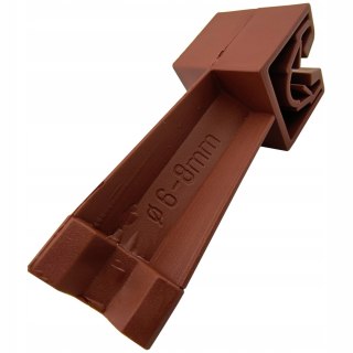 Słupek odgromowy brąz jasny M6 zwody poziome montaż 6-8 mm Instar 880-S1BJ