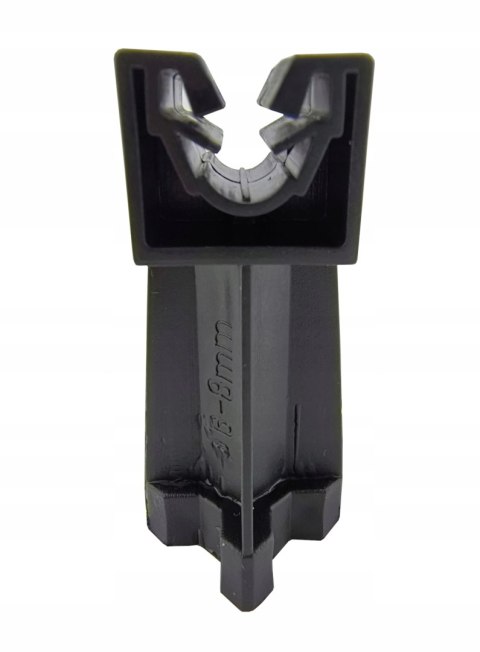 Słupek odgromowy czarny M6 do zwodów poziomych montaż 6-8mm Instar 880-S1CZ