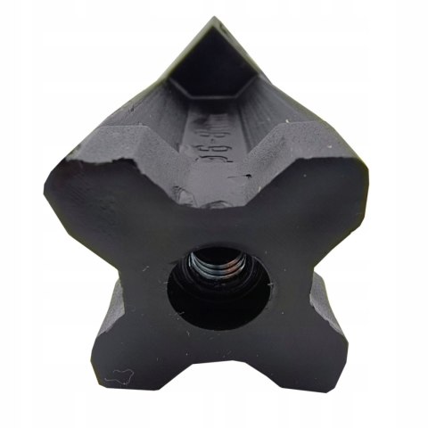 Słupek odgromowy czarny M6 do zwodów poziomych montaż 6-8mm Instar 880-S1CZ