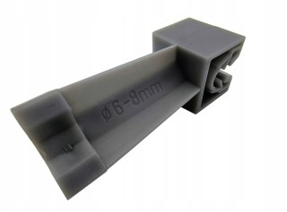 Słupek odgromowy szary M6 do zwodów poziomych montaż 6-8 mm Instar 880-S1SZ