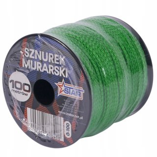 Sznurek murarski 100 m zielony wytrzymały odporny precyzyjny STAR 0-100