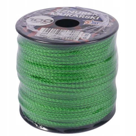 Sznurek murarski 100 m zielony wytrzymały odporny precyzyjny STAR 0-100