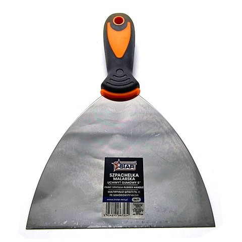 Szpachelka malarska 5" (12,7 cm) stalowe ostrze uchwyt gumowy STAR 0671