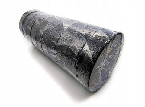 Taśma izolacyjna czarna 19mm x 20m z PCV do przewodów kabli STAR 42-9501