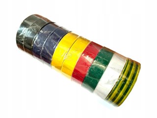 Taśma izolacyjna kolor mix (wybierany losowo) 19 mm x 20 m PVC STAR 40-9502