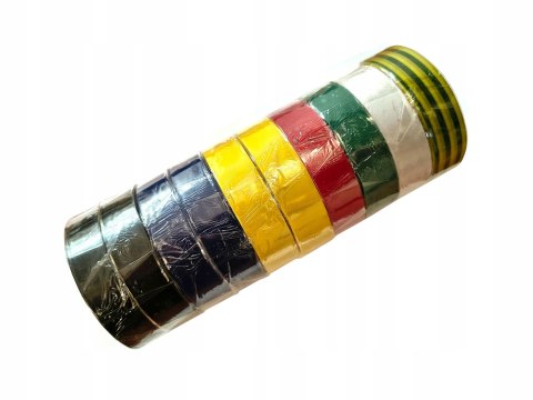 Taśma izolacyjna kolor mix (wybierany losowo) 19 mm x 20 m PVC STAR 40-9502