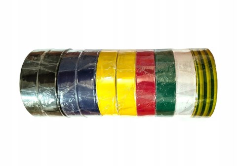 Taśma izolacyjna kolor mix (wybierany losowo) 19 mm x 20 m PVC STAR 40-9502