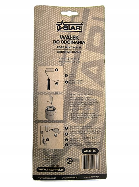 Wałek do odcinania i malowania trudno dostępnych miejsc STAR 40-0170