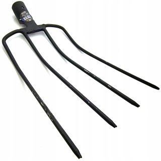 Widły ogrodowe 4 ostre zęby wytrzymałe stalowe STAR 04-0011