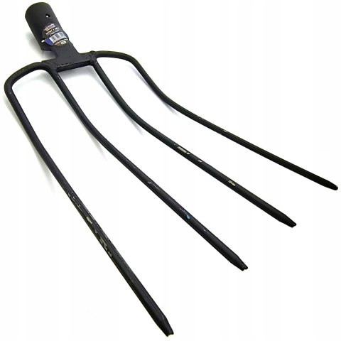 Widły ogrodowe 4 ostre zęby wytrzymałe stalowe STAR 04-0011