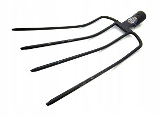 Widły ogrodowe 4 ostre zęby wytrzymałe stalowe STAR 04-0011