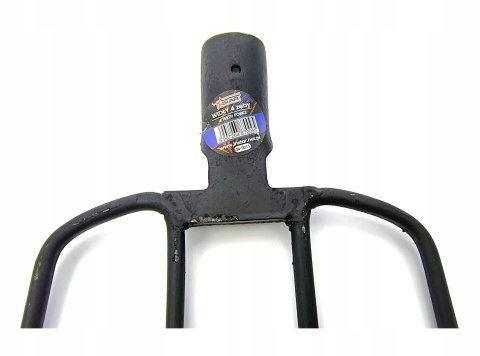 Widły ogrodowe 4 ostre zęby wytrzymałe stalowe STAR 04-0011