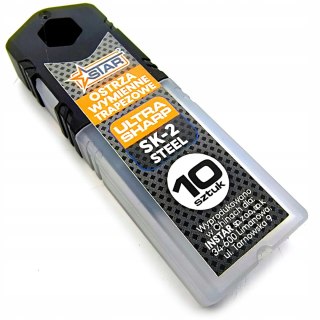 Zapas ostrza trapezowego 18mm SK-2 do nożyków segmentowych STAR 30-0653