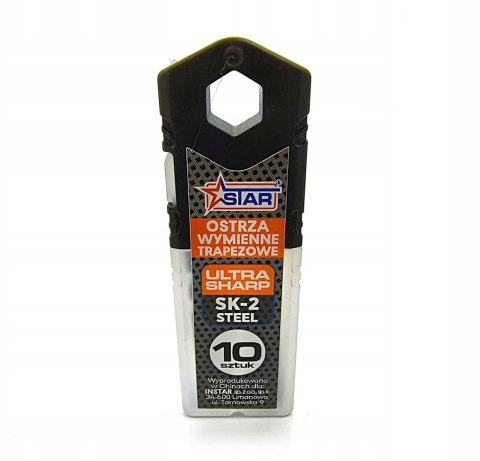 Zapas ostrza trapezowego 18mm SK-2 do nożyków segmentowych STAR 30-0653
