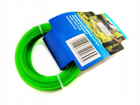 Żyłka do podkaszarki gwiazdka 3.0mm x 15mb zielona STAR ZG3015