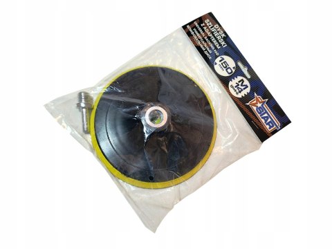 Dysk szlifierski z adapterem 150mm gwint M14 mocowanie na rzep STAR 02-150
