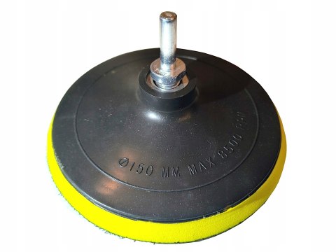 Dysk szlifierski z adapterem 150mm gwint M14 mocowanie na rzep STAR 02-150
