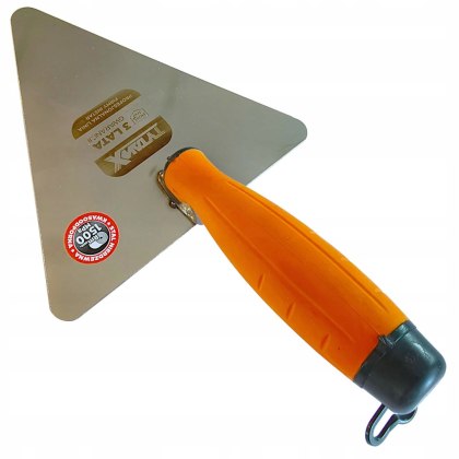 Kielnia trójkątna nierdzewna TYTANX 200mm uchwyt gumowy Instar 315-2520