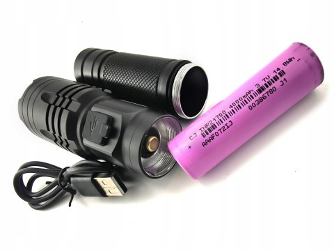 Latarka LED 10W 2000 lm mocna taktyczna aluminiowa STAR 80-0001