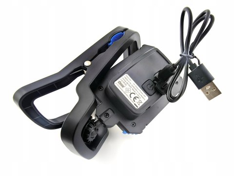 Latarka warsztatowa LED COB 5 W z klipsem akumulatorowa USB STAR 80-0003