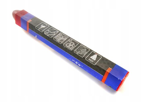 Lubryka kredka traserska 105x13mm czerwona 5 szt. uniwersalne STAR 65-0023