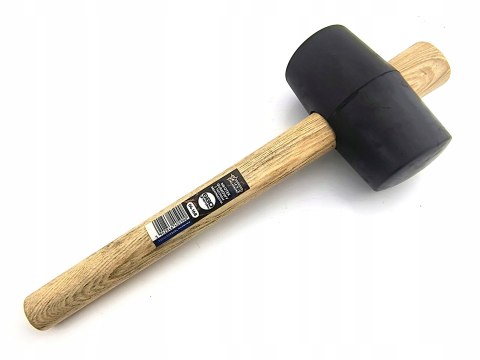 Młotek gumowy 680g z trzonem drewnianym uniwersalny STAR 04-168