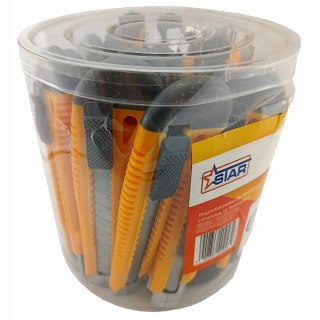 Nożyk do tapet wzmocniony zestaw w tubie 25 szt. STAR 0634-B