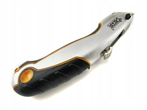 Nożyk do tapet z ostrzem trapezowym aluminiowy + 5 ostrzy STAR 30-0622