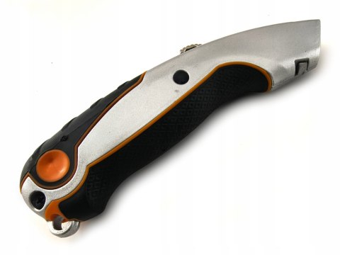 Nożyk do tapet z ostrzem trapezowym aluminiowy + 5 ostrzy STAR 30-0622