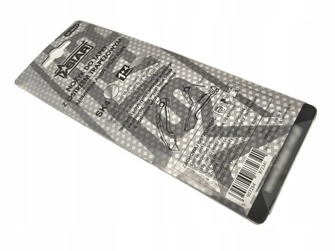 Nożyk do tapet z ostrzem trapezowym aluminiowy + 5 ostrzy STAR 30-0622