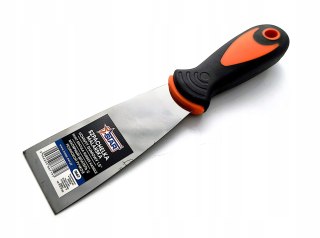 Szpachelka malarska 1,5" (3,8cm) stalowe ostrze uchwyt gumowy STAR 0667