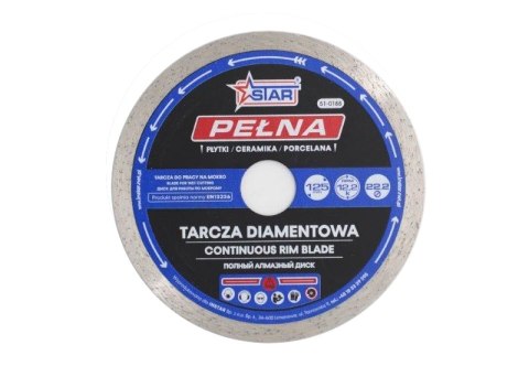 tarcza diamentowa do cięcia płytek, ceramiki i porcelany