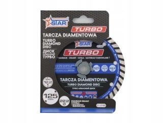 Tarcza diamentowa 125 mm turbo 51-0185