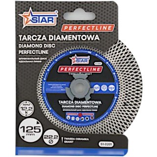 Tarcza diamentowa 125 mm / warkocz szeroki STAR 51-0201