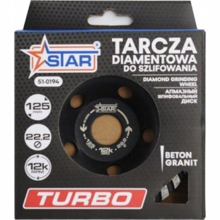 Tarcza diamentowa do szlifowania 125 mm turbo STAR 51-0194