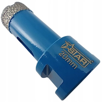 Wiertło diamentowe koronka do twardego gresu glazury M14 20mm STAR 51-0220