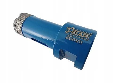 Wiertło diamentowe koronka do twardego gresu glazury M14 20mm STAR 51-0220