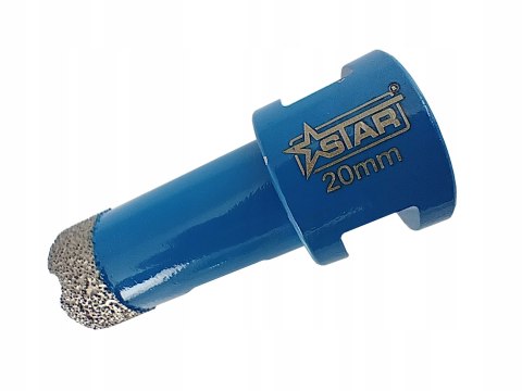 Wiertło diamentowe koronka do twardego gresu glazury M14 20mm STAR 51-0220