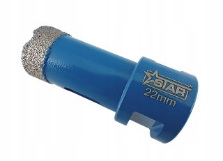 Wiertło diamentowe koronka do twardego gresu glazury M14 22mm STAR 51-0222