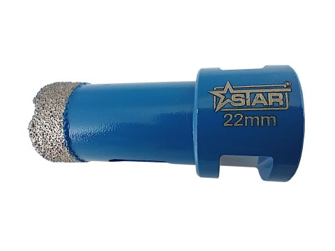 Wiertło diamentowe koronka do twardego gresu glazury M14 22mm STAR 51-0222