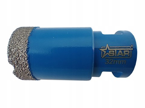 Wiertło diamentowe koronka do twardego gresu glazury M14 32 mm STAR 51-0232